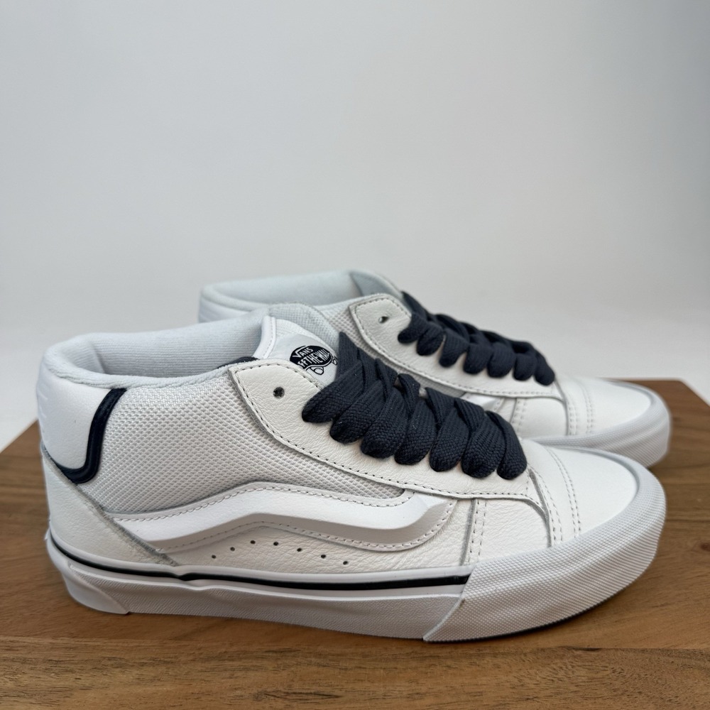 New NIB Womens Vans Knu Mid Utility Lace White Skate Sneakers Shoes Size 6.5 M